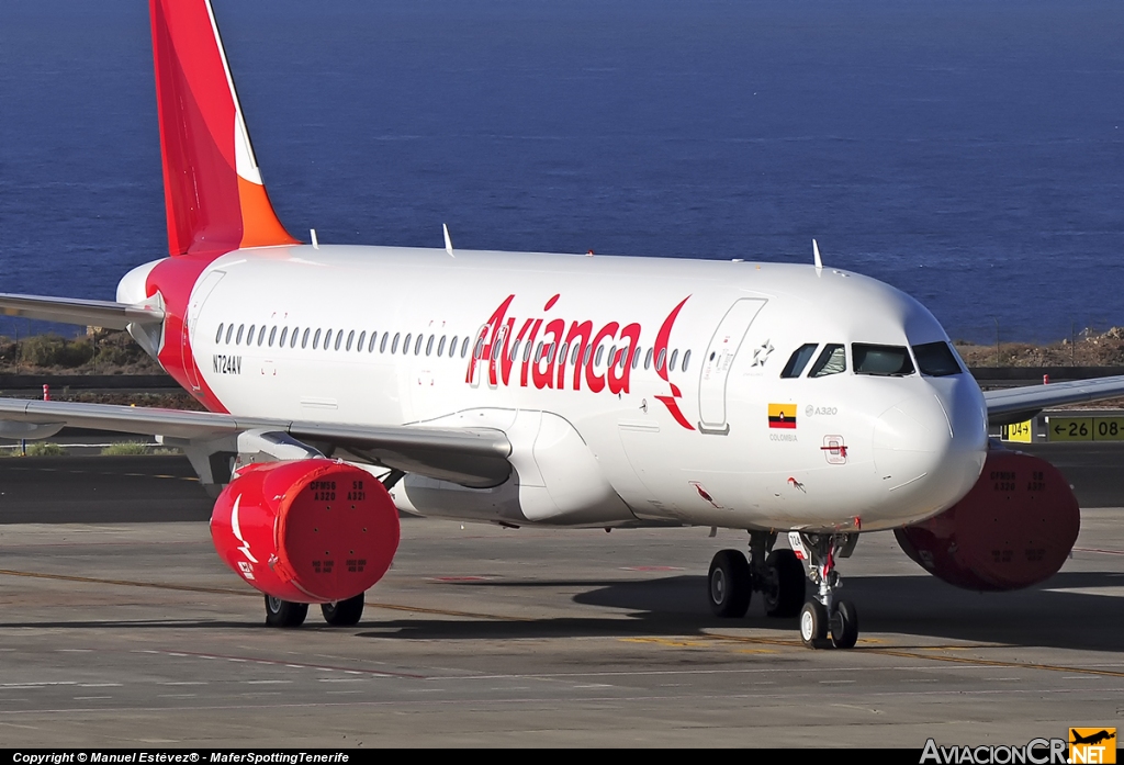 N724AV - Airbus A320-214 - Avianca