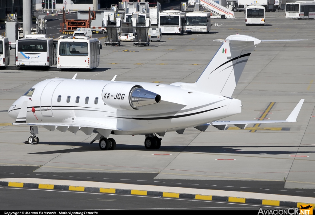 XA-JCG - Canadair CL-600-2B16 Challenger 604 - Privado