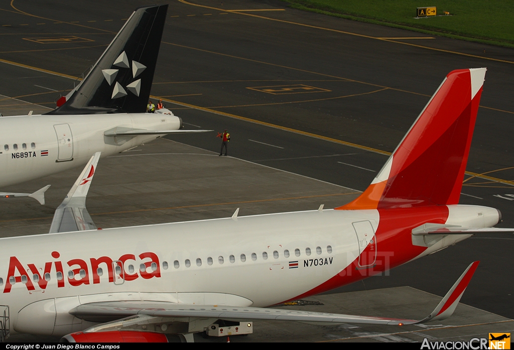 N703AV - Airbus A319-132 - Avianca