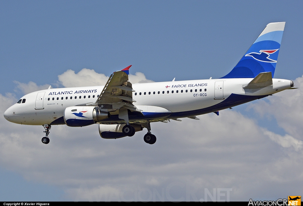 OY-RCG - Airbus A319-115 - Atlantic Airways