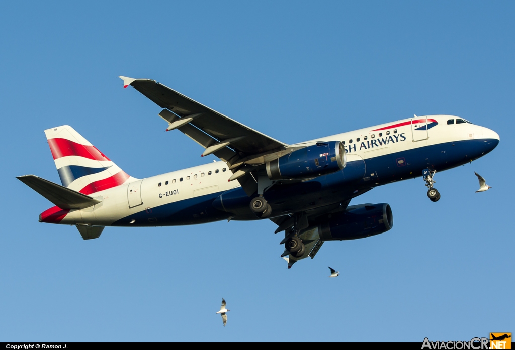 G-EUOI - Airbus A319-131 - British Airways