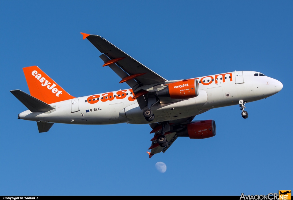 G-EZAL - Airbus A319-111 - EasyJet Airline