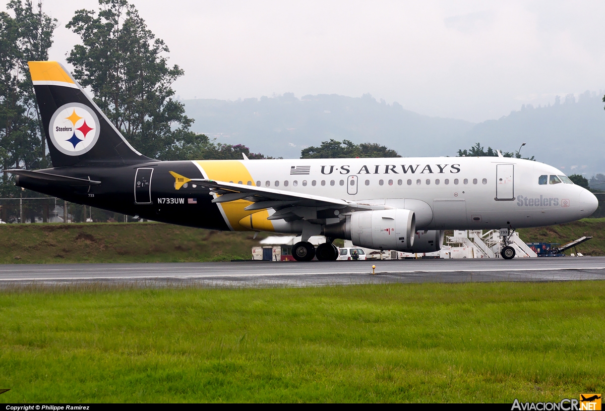 N733UW - Airbus A319-112 - US Airways