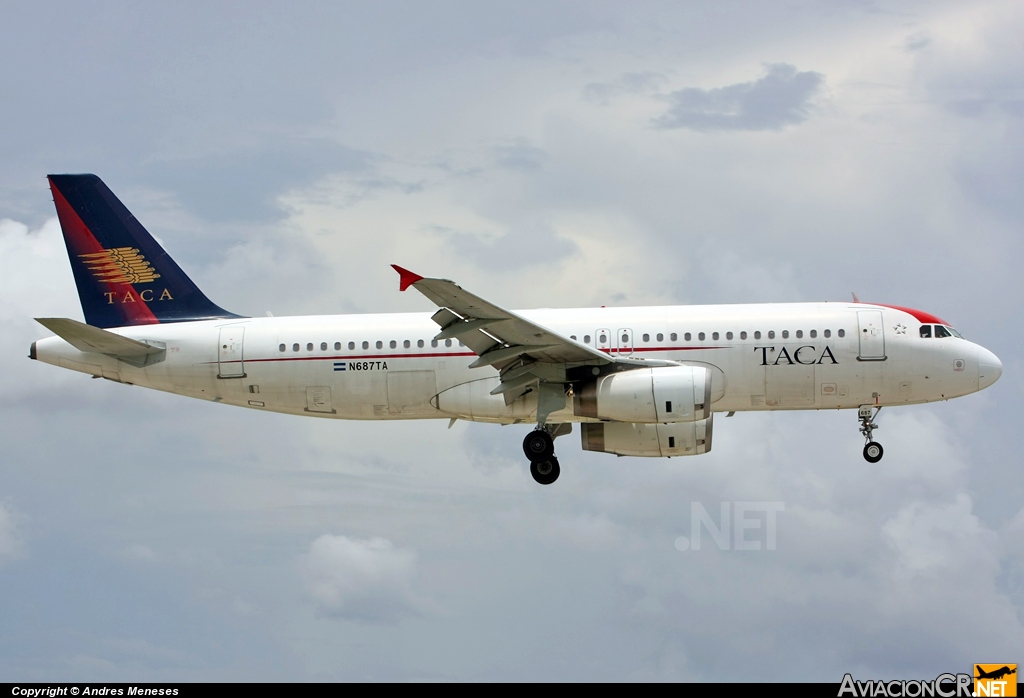 N687TA - Airbus A320-233 - TACA