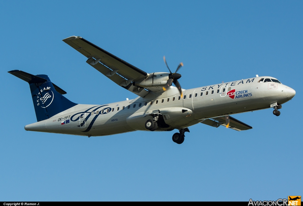 OK-YFT - ATR 72-212 - Czech Airlines CSA
