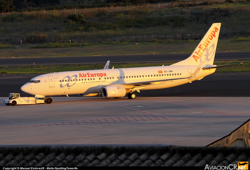 EC-JBK - Boeing 737-85P - Air Europa