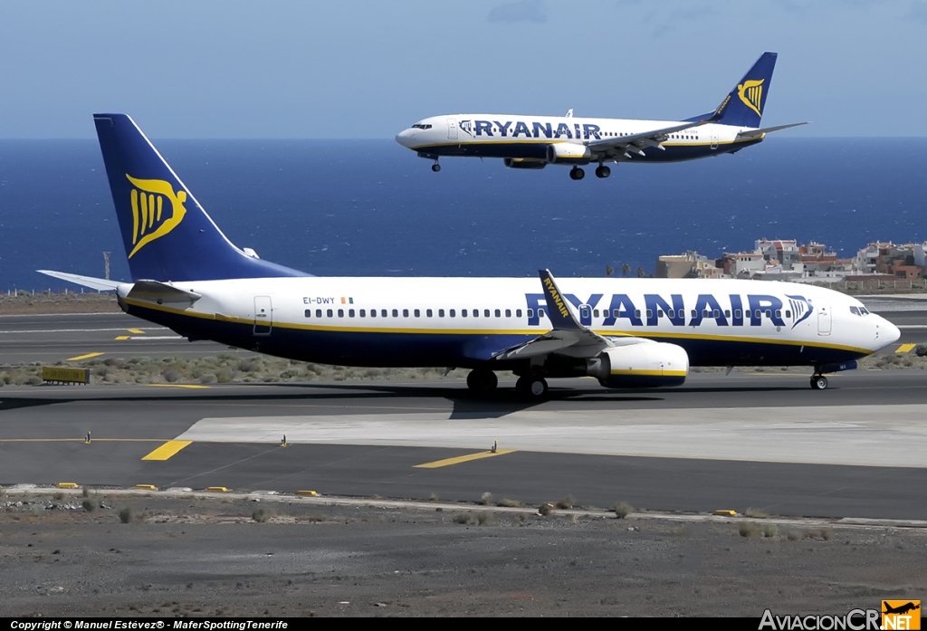 EI-DWI - Boeing	737-8AS/W - Ryanair