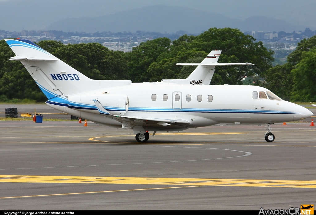 N805D - Raytheon Hawker 800 - Privado