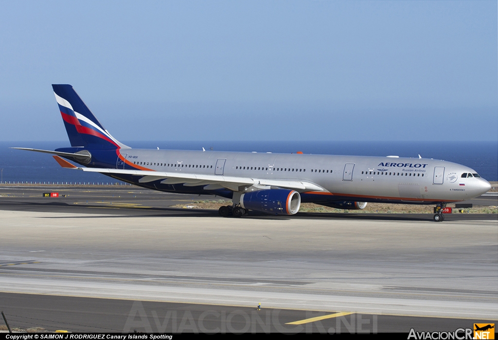 VQ-BEK - Airbus A330-343X - Aeroflot  - Russian Airlines