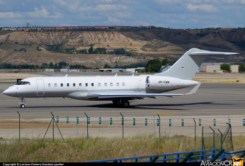 VP-CWW - Bombardier BD-700-1A10 Global 6000 - Privado