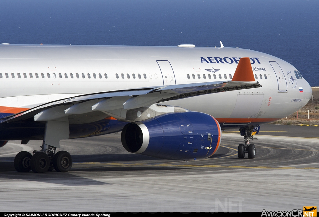 VQ-BEK - Airbus A330-343X - Aeroflot  - Russian Airlines