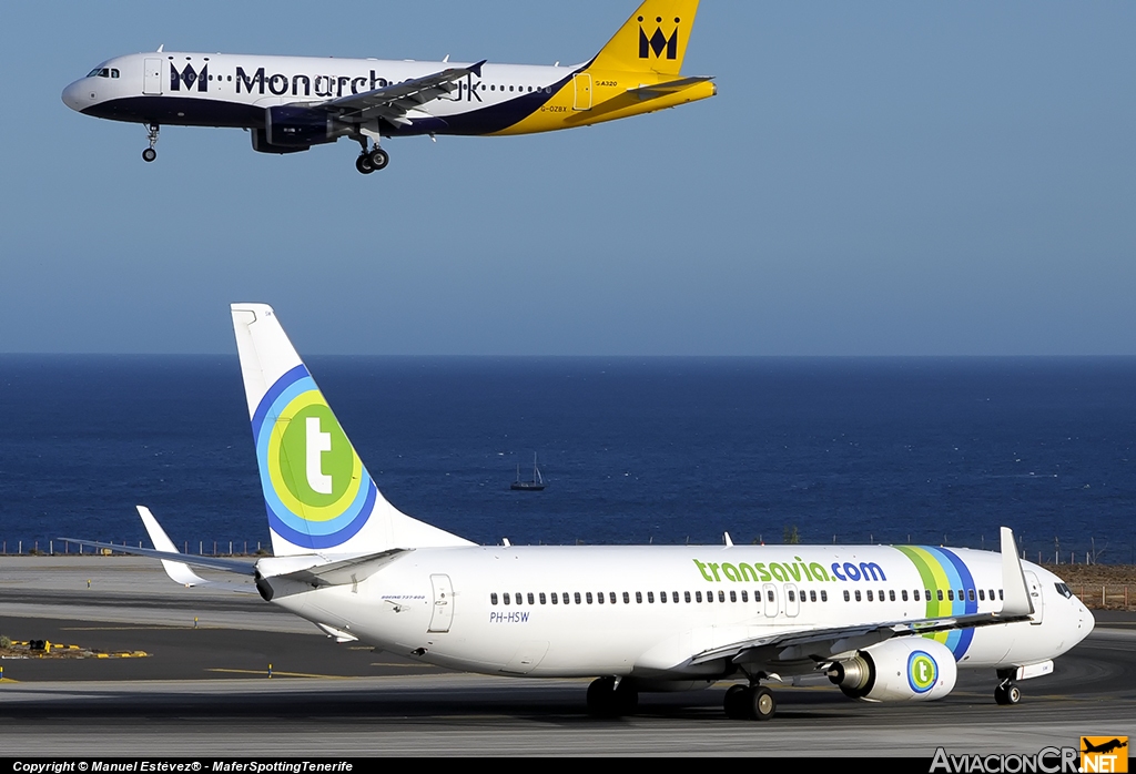 PH-HSW - Boeing 737-8K2 - Transavia Airlines