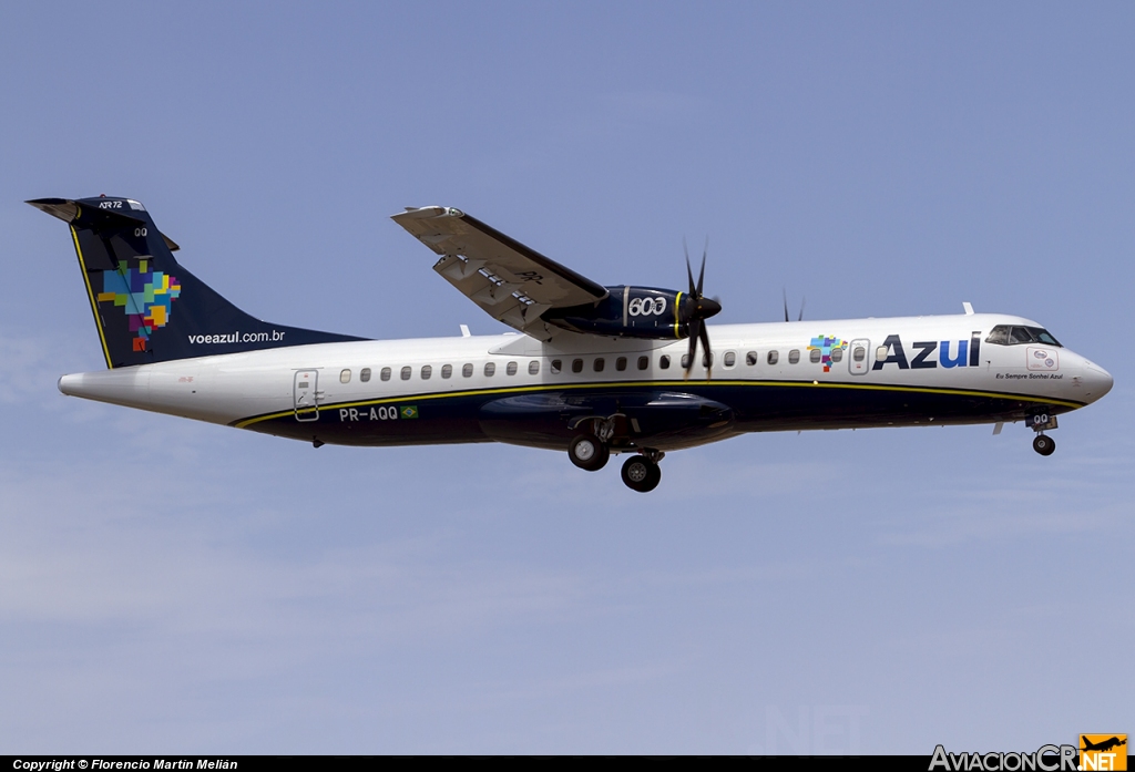 PR-AQQ - ATR 72-600 - Azul Linhas Aéreas Brasileiras