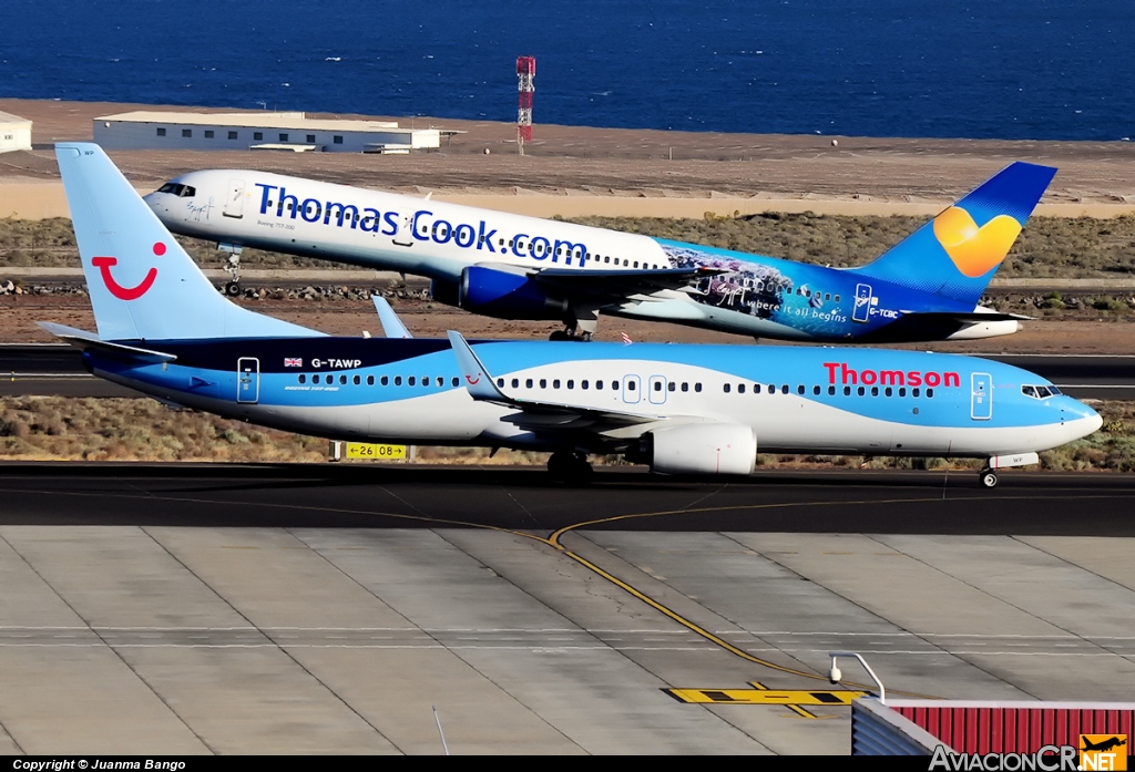 G-TAWP - Boeing 737-8K5 - Thomson Airways