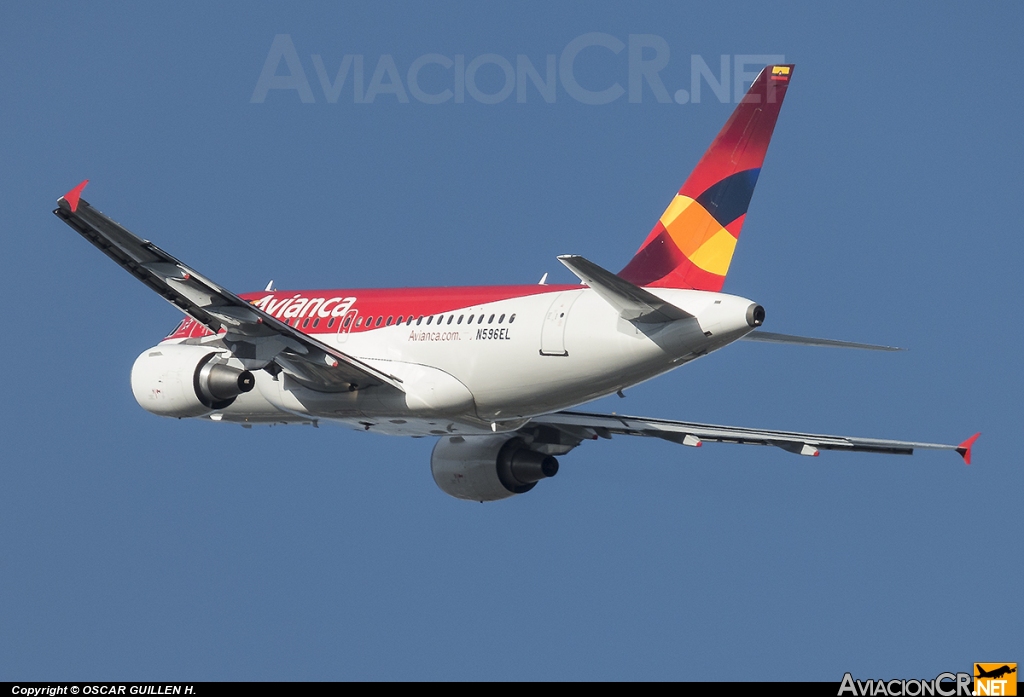 N596EL - Airbus A318-111 - Avianca