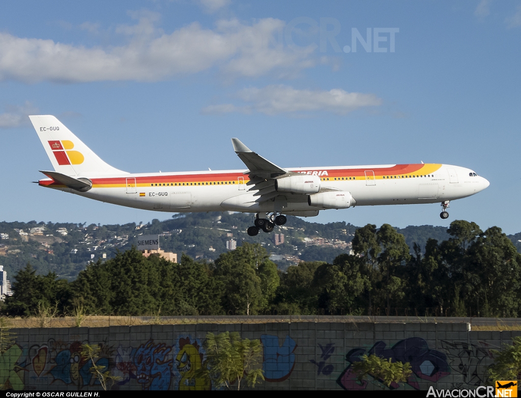 EC-GUQ - Airbus A340-313X - Iberia