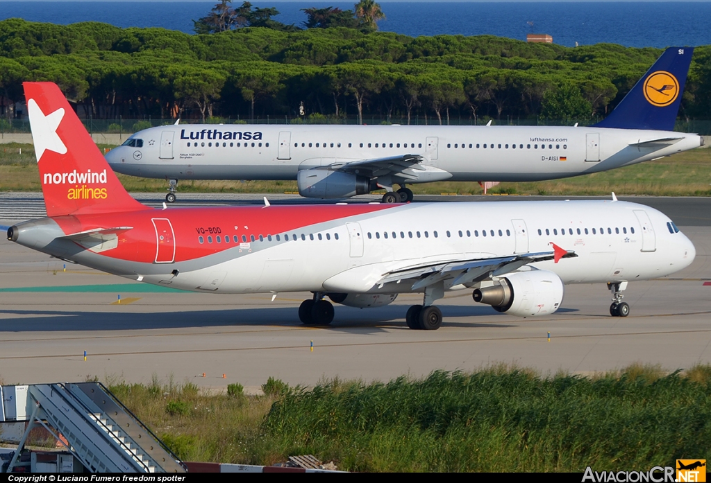VQ-BOD - Airbus A321-211 - Nordwind Airlines