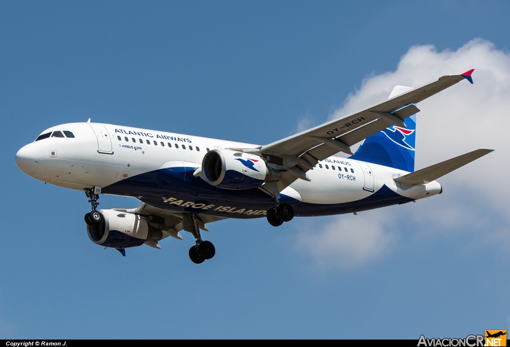 OY-RCH - Airbus A319-112 - Atlantic Airways