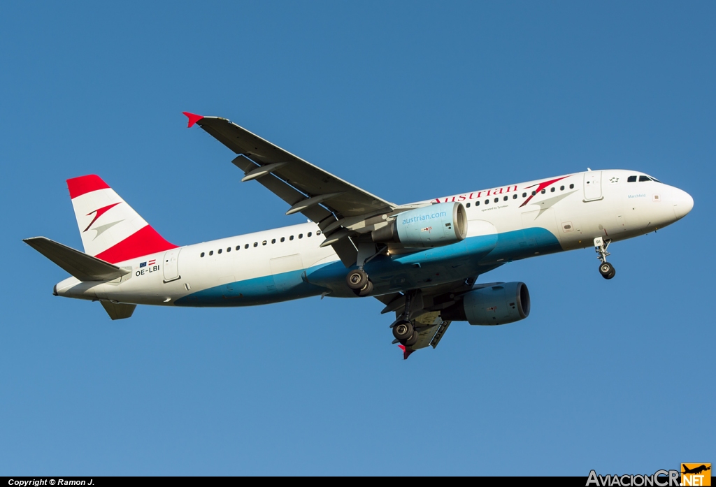 OE-LBI - Airbus A320-214 - Austrian Airlines