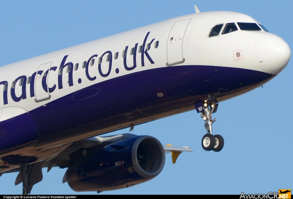 G-OZBF - Airbus A321-231 - Monarch Airlines