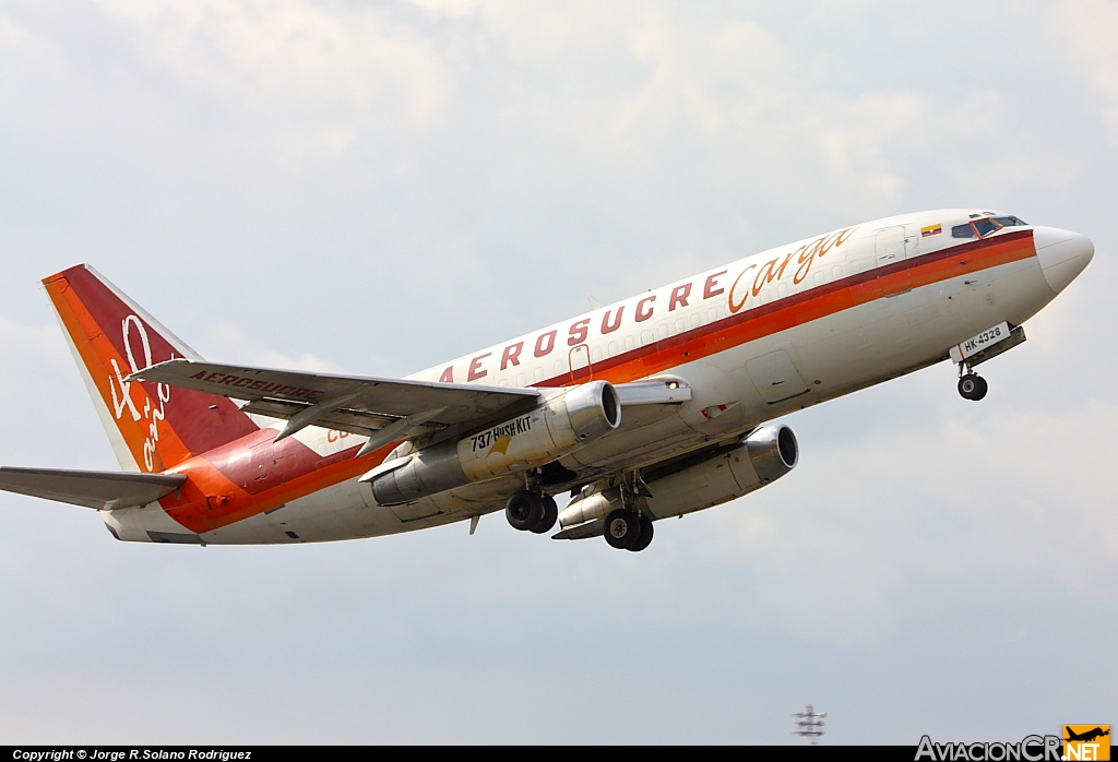 HK-4328 - Boeing 737-2S5C/Adv - Aerosucre