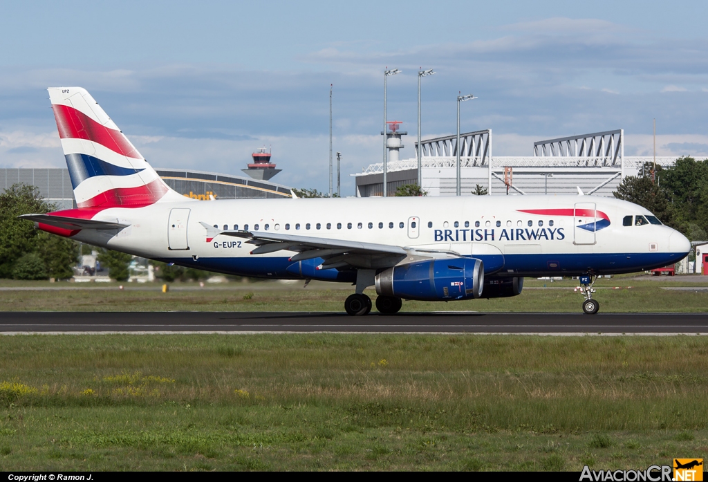 G-EUPZ - Airbus A319-131 - British Airways