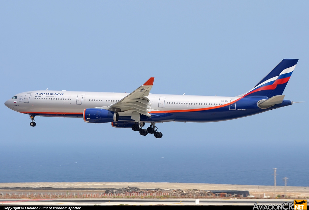 VQ-BPJ - Airbus A330-343X - Aeroflot