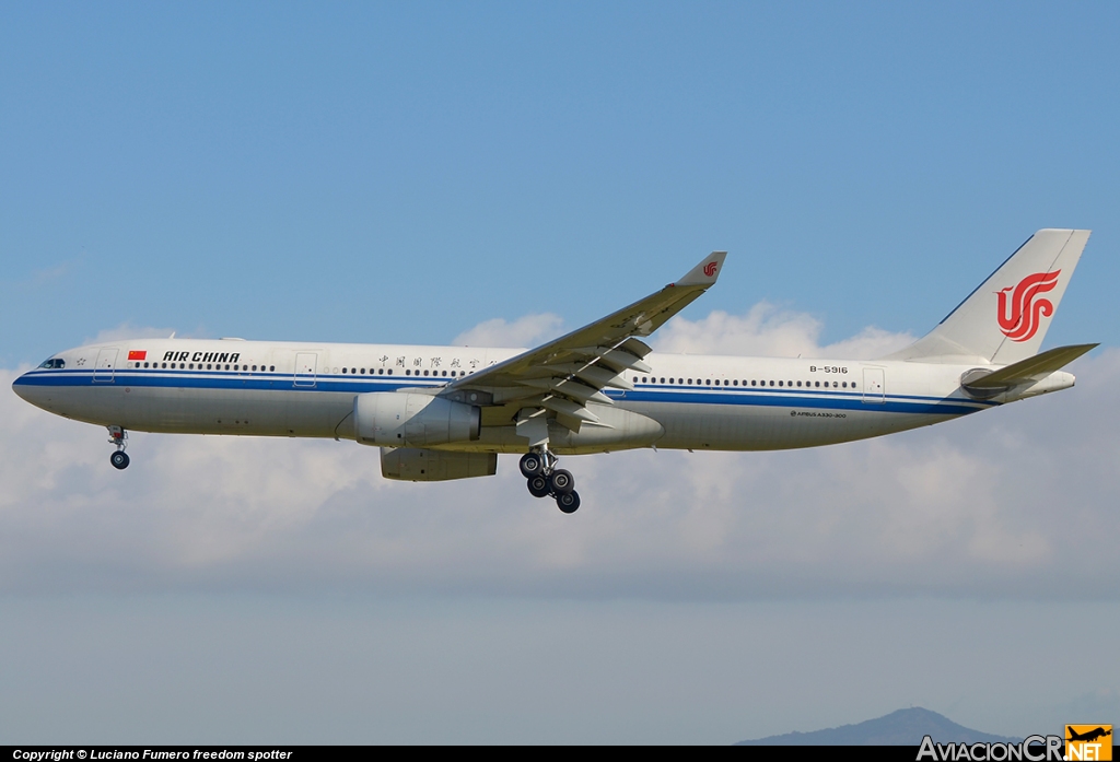 B-5916 - Airbus A330-343X - Air China