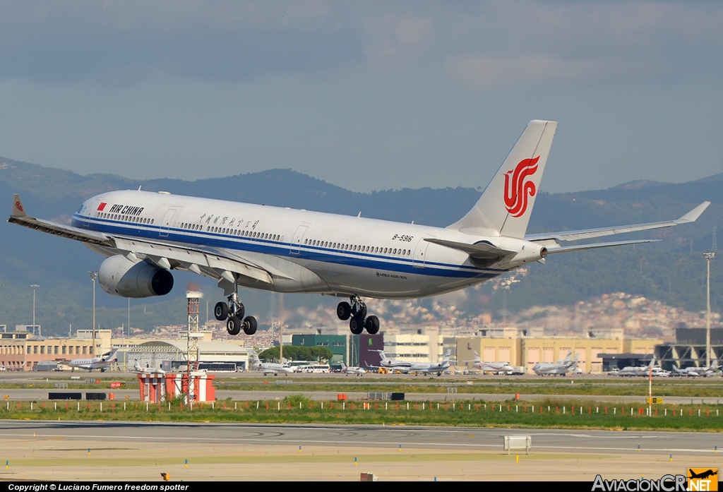 B-5916 - Airbus A330-343X - Air China