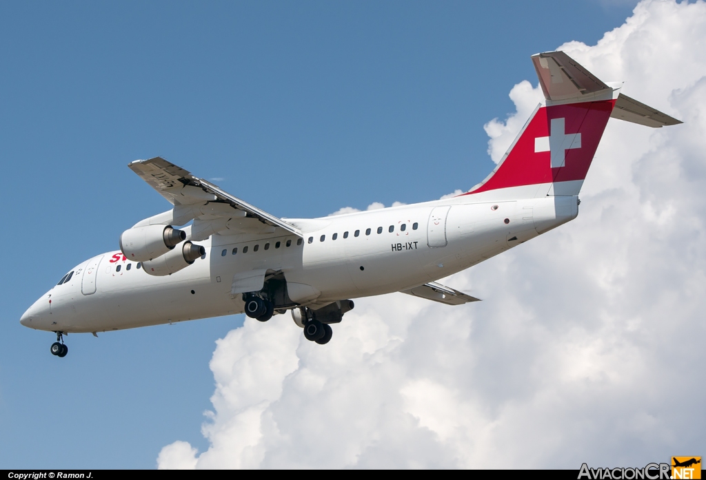 HB-IXT - British Aerospace Avro RJ100 - Swiss European Air Lines