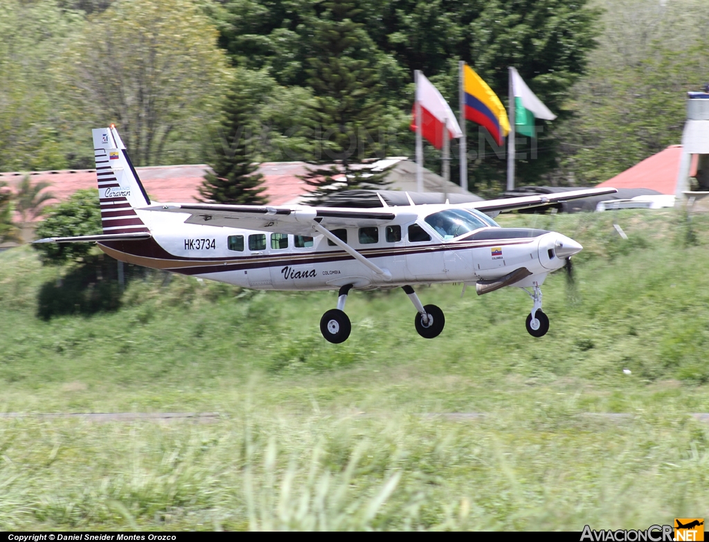 HK-3734 - Cessna 208B Grand Caravan - Privado ( Viana Colombia )