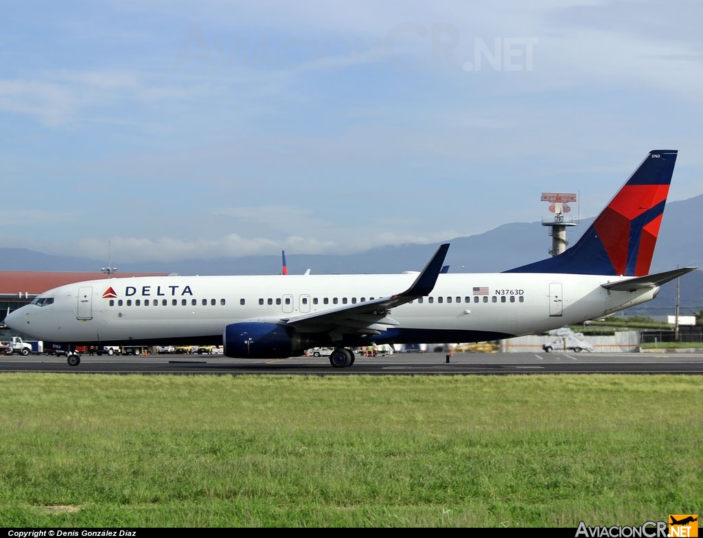 N3763D - Boeing 737-832 - Delta Airlines