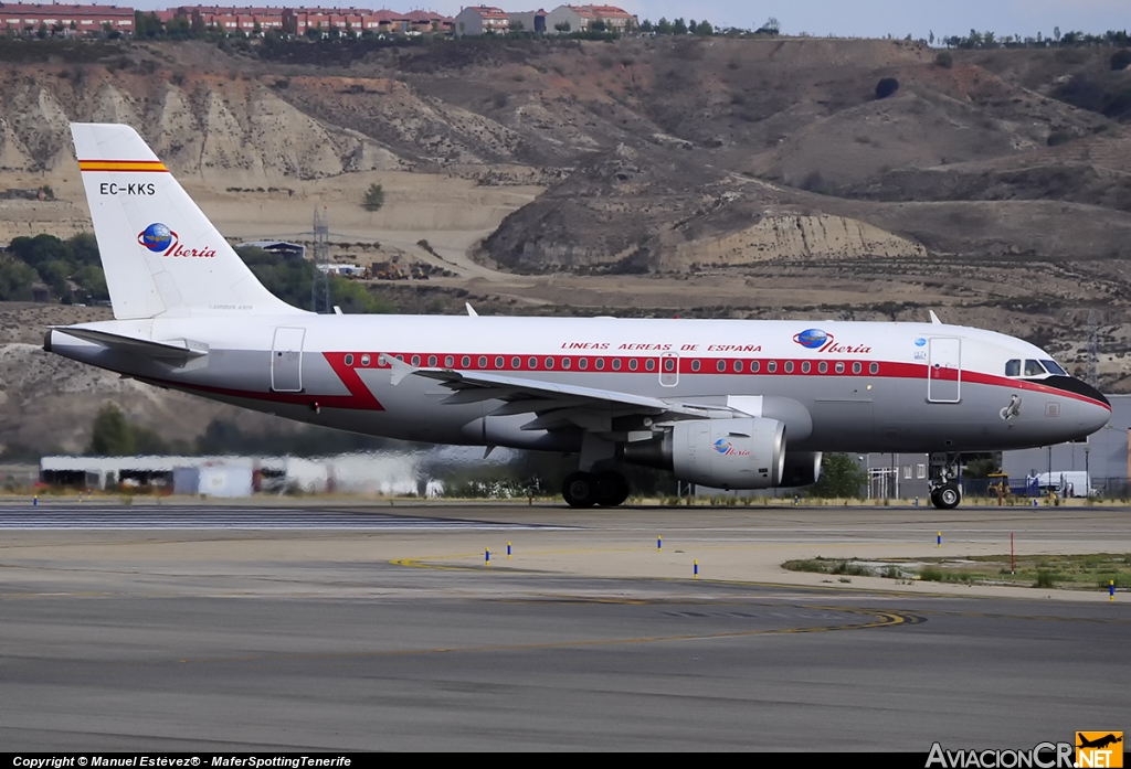 EC-KKS - Airbus A319-111 - Iberia