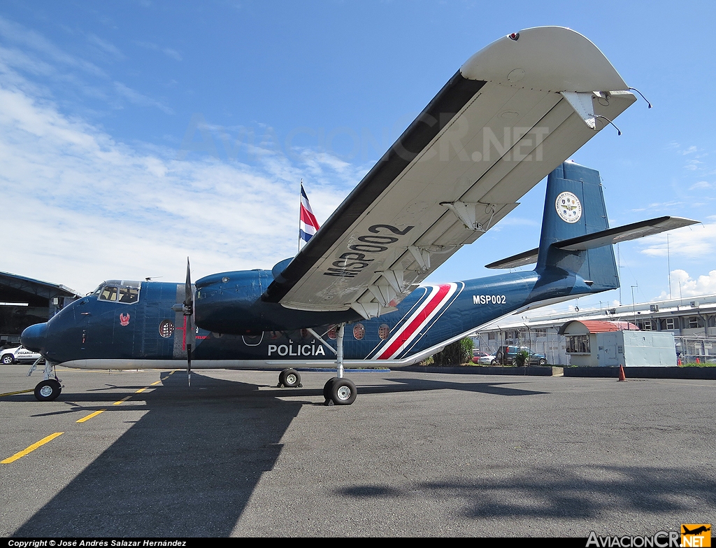 MSP002 - De Havilland Canada C-7A Caribou - Ministerio de Seguridad Pública - Costa Rica