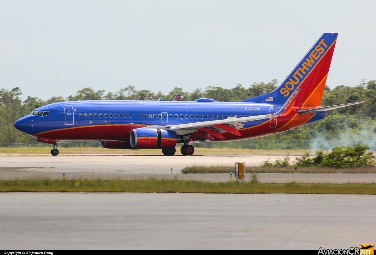 N420WN - Boeing 737-7H4 - Southwest Airlines