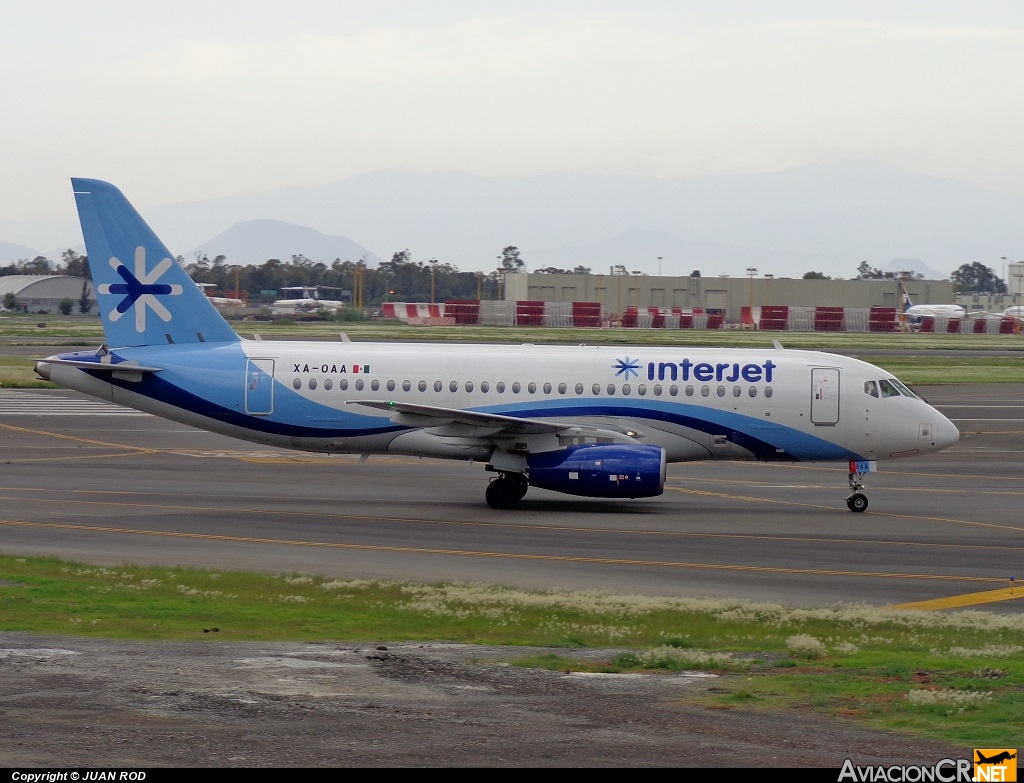 XA-OAA - Sukhoi Superjet 100-95B - Interjet