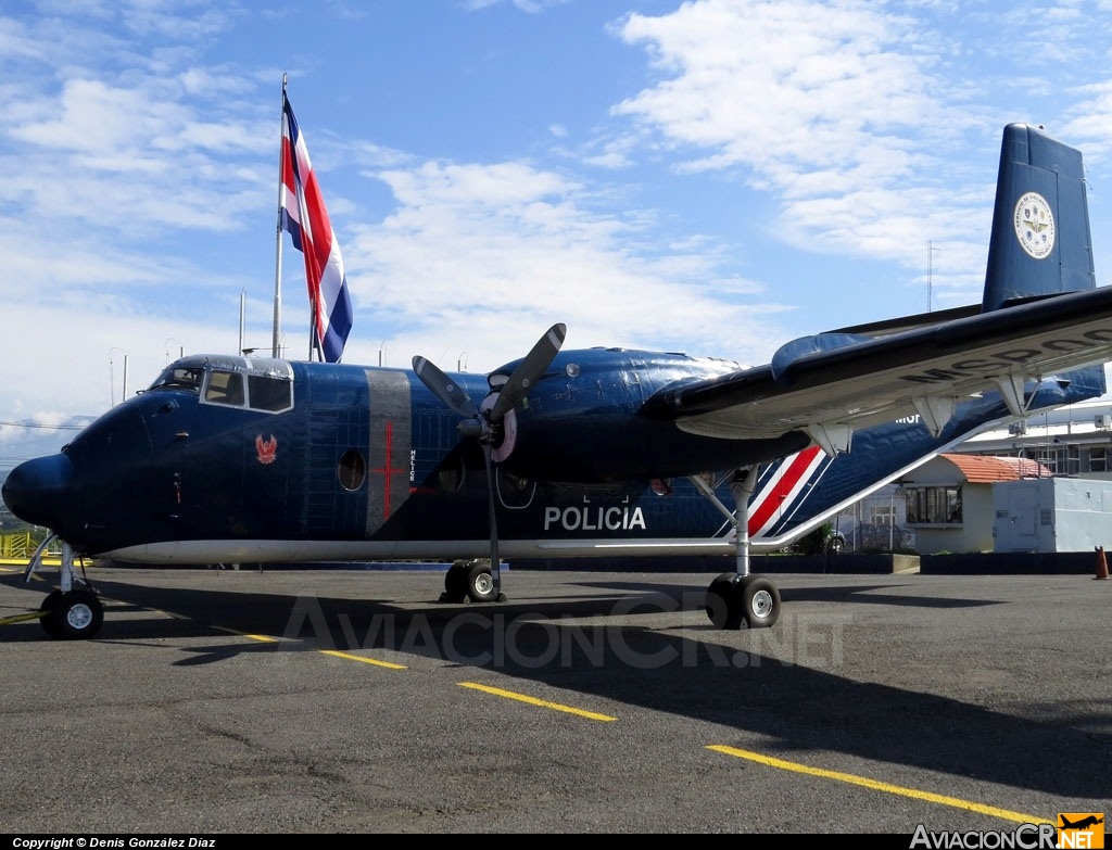 MSP002 - De Havilland Canada C-7A Caribou - Ministerio de Seguridad Pública - Costa Rica