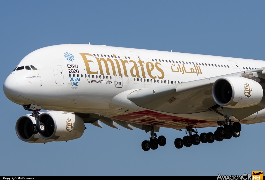 A6-EDW - Airbus A-380-861 - Emirates