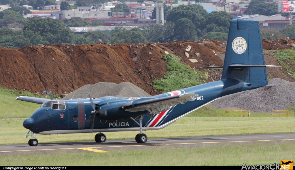 MSP002 - De Havilland Canada C-7A Caribou - Ministerio de Seguridad Pública - Costa Rica