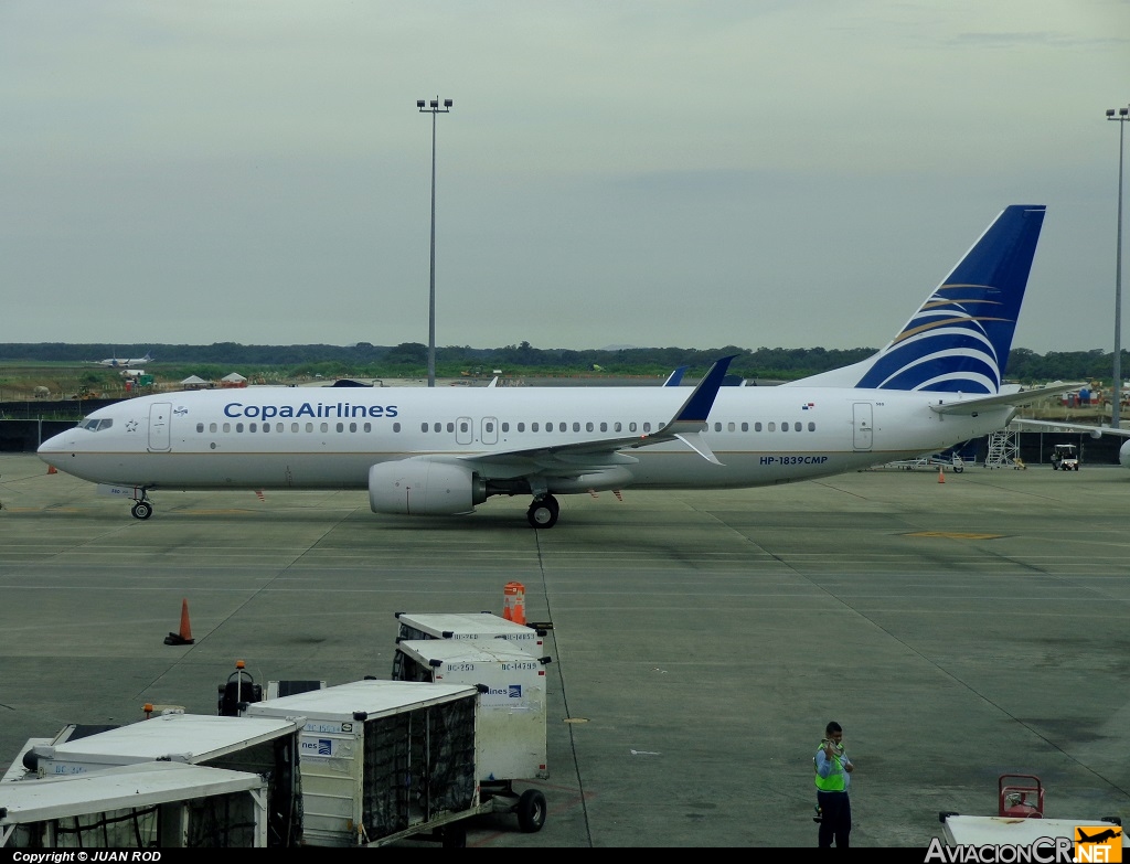 HP-1839CMP - Boeing 737-8V3 - Copa Airlines