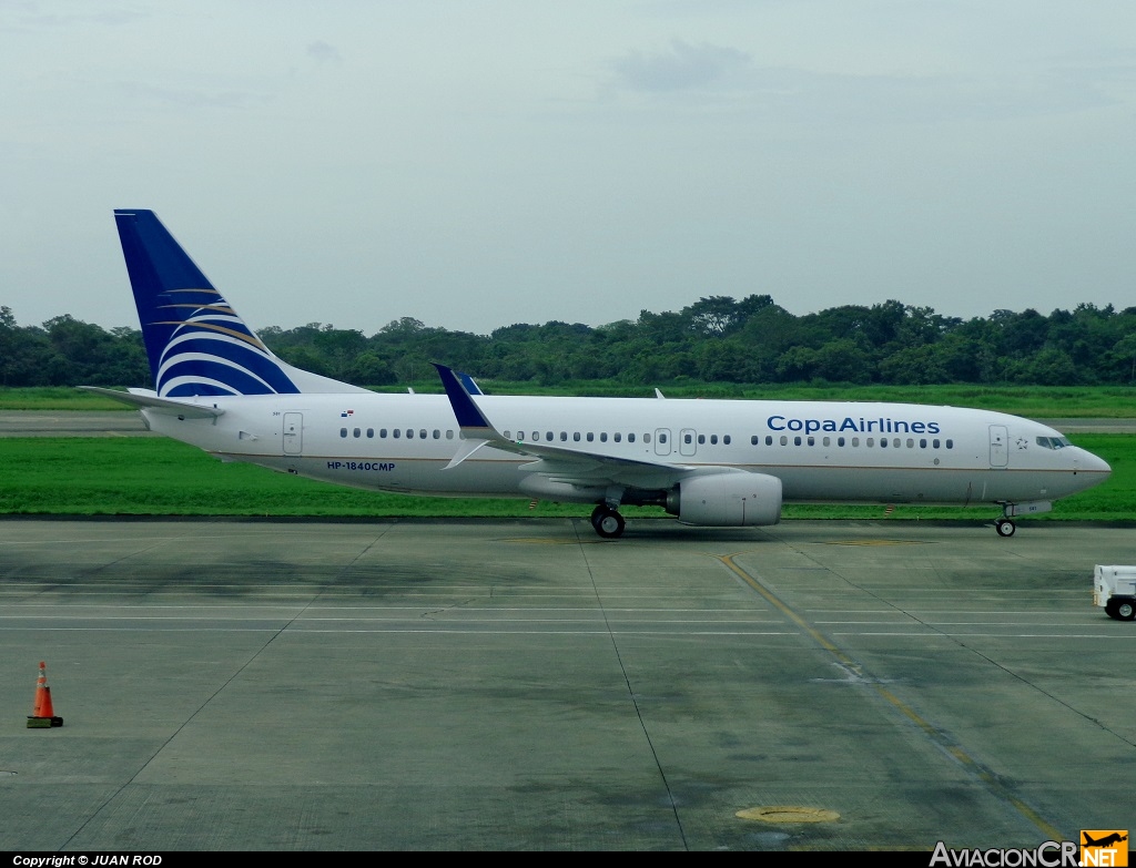 HP-1840CMP - Boeing 737-8V3 (WL) - Copa Airlines