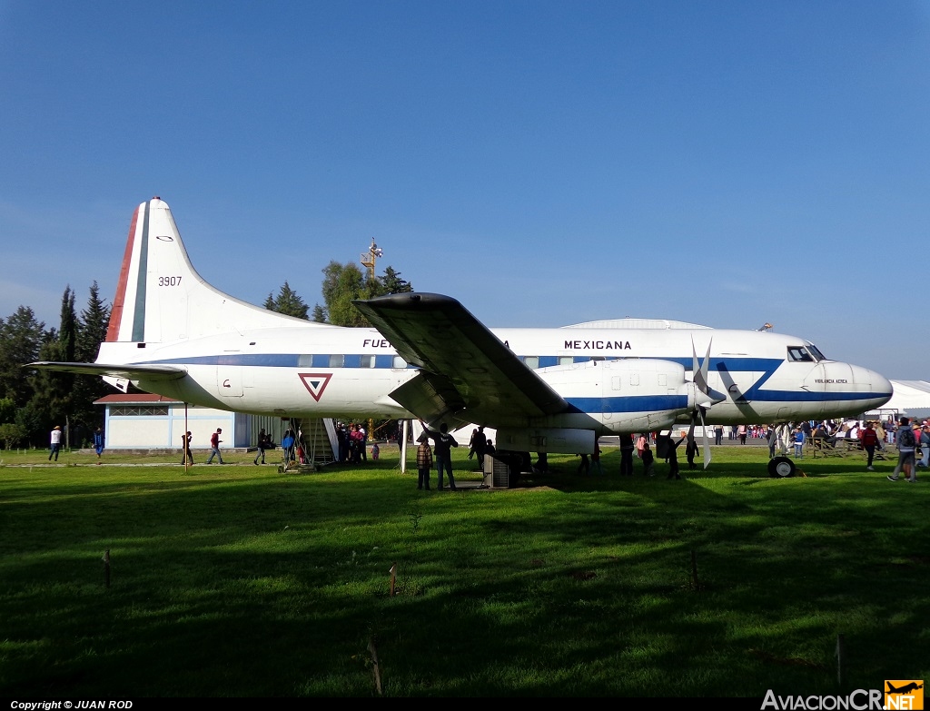 3907 - Convair CV-580 - Fuerza Aerea Mexicana FAM