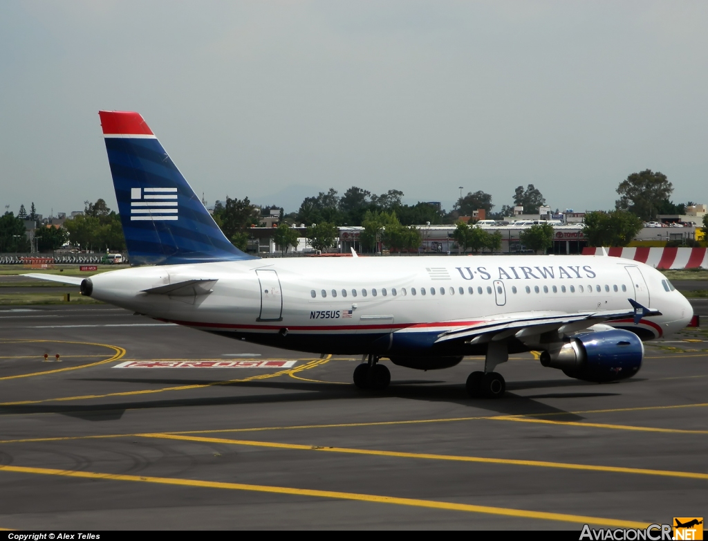 N755US - Airbus A319-112 - US Airways