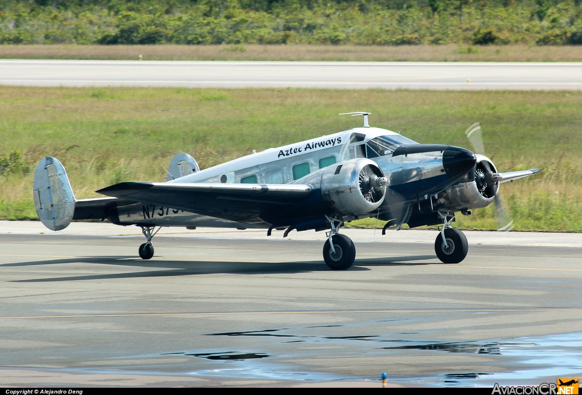 N737SW - Beech E18S - Aztec Airways