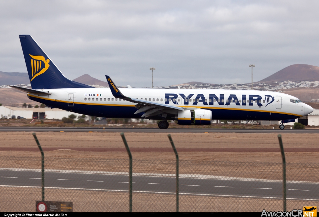 EI-EFG - Boeing 737-8AS - Ryanair