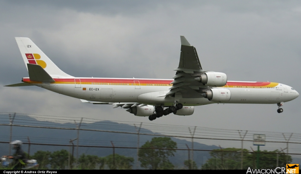 EC-IZX - Airbus A340-642 - Iberia