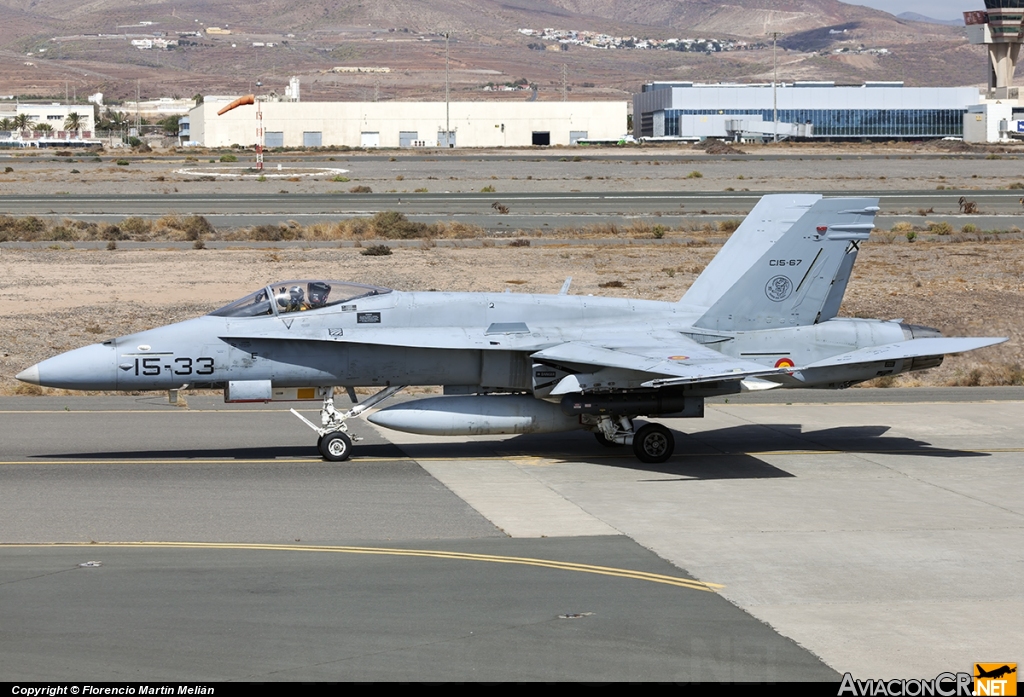 C.15-67 - McDonnell Douglas F/A-18A Hornet - Ejercito del Aire de España