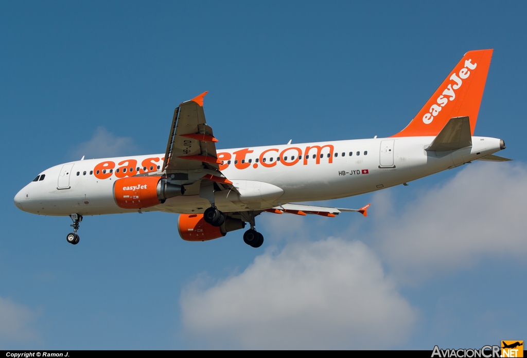 HB-JYD - Airbus A320-214 - EasyJet Switzerland