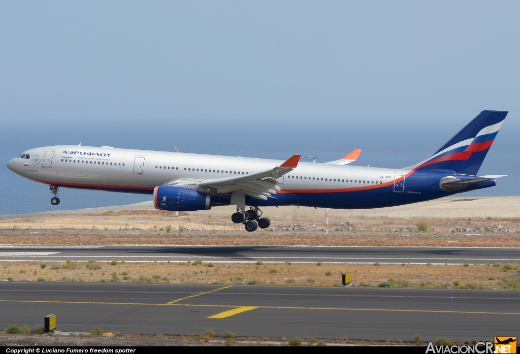 VQ-BEK - Airbus A330-343X - Aeroflot  - Russian Airlines