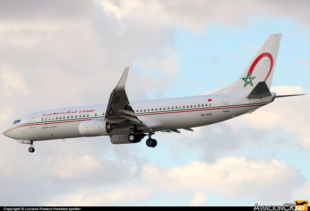CN-RGK - Boeing 737-8B6(WL) - Royal Air Maroc